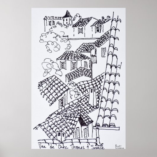 Daken van Marseille, Frankrijk Poster (Voorkant)