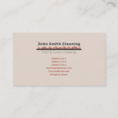 dakgoot schoonmaken visitekaartje (Achterkant)