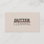 dakgoot schoonmaken visitekaartje (Voorkant)