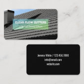 dakgoot visitekaartje (Voorkant / Achterkant)