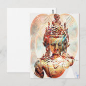 Dakini Kosmische Verlichtingsenergie Briefkaart (Voorkant / Achterkant)