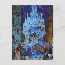 Dakini-uitstraling Blauwe Dromer Briefkaart