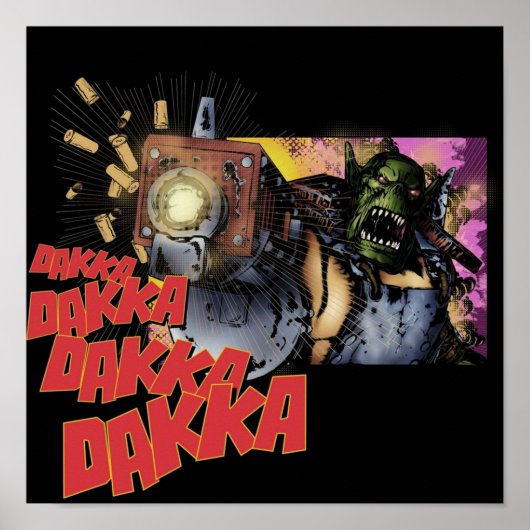 Dakka Dakka Orc Poster (Voorkant)