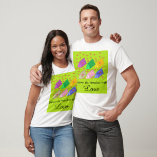 Daklozen douchen met liefde t-shirt