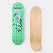 Dakota 02 ~ Custom Graffiti Art Pro Skateboard (Recto)