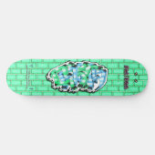 Dakota 02 ~ Custom Graffiti Art Pro Skateboard (Horz)