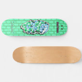 Dakota 02 ~ Custom Graffiti Art Pro Skateboard (Horz)