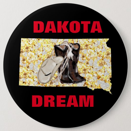 DAKOTA DREAM RONDE BUTTON 6,0 CM (Voorkant)