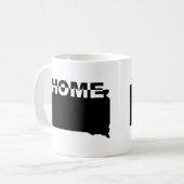 Dakota Du Sud Maison Éloigné De L'État Mug Voyage  (Devant gauche)