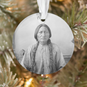 Dakota Leader Sitting Bull Native American Indian Ornament