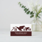 Dakpannen, dakpannen, dakpannen, dakpannen visitekaartje (Staand voorkant)