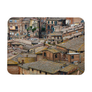 Dakpannen in Siena rechthoekige fotomagneet Magneet