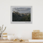 Dakpannen van Edinburgh Poster (Keuken)