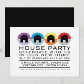 Daktoppictogrammen, Housewarming Party, House Part Kaart (Voorkant / Achterkant)