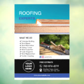 Dakwerk Services op Maat Raamsticker (Vel 3)