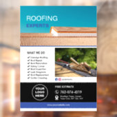 Dakwerk Services op Maat Raamsticker (Vel 2)