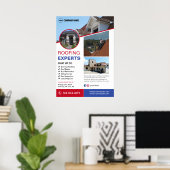 Dakwerkservices op maat poster (Thuiskantoor)