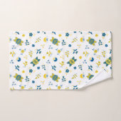 Dala folklorique suédoise Cheval le bleu et jaune (Serviette à main)