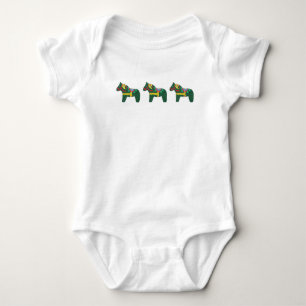 Dala Horse Baby Romper