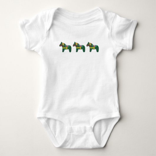 Dala Horse Baby Romper (Voorkant)