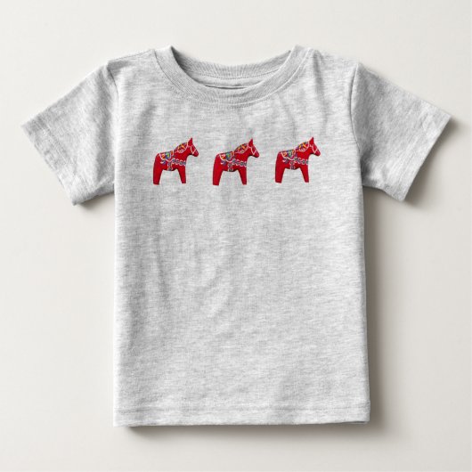 Dala Horse Baby Romper (Voorkant)