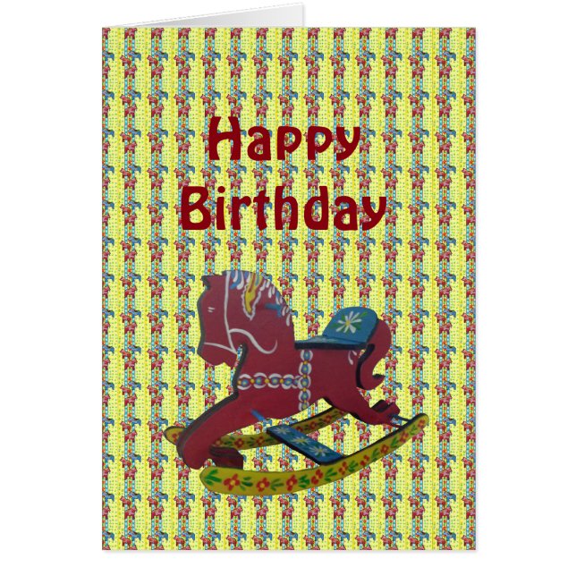 Dala Horse Birthday (Voorkant)