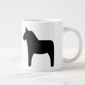 Dala Horse Black Specialty Mug (Droite)