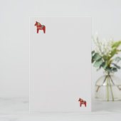 Dala Horse Briefpapier (Staand voorkant)