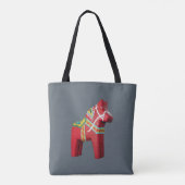 Dala Horse Canvas tas (Achterkant)