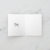 Dala Horse Carte de remerciements (Intérieur)