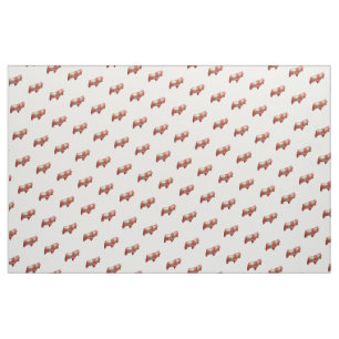 Dala Horse Cotton Fabric Stof