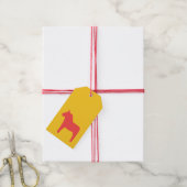 Dala Horse Gift Labels Cadeaulabel (Met Touw)