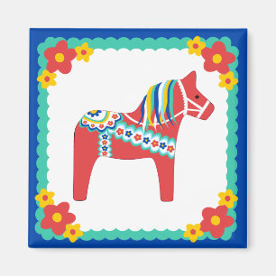 Dala Horse Magnet Magneet