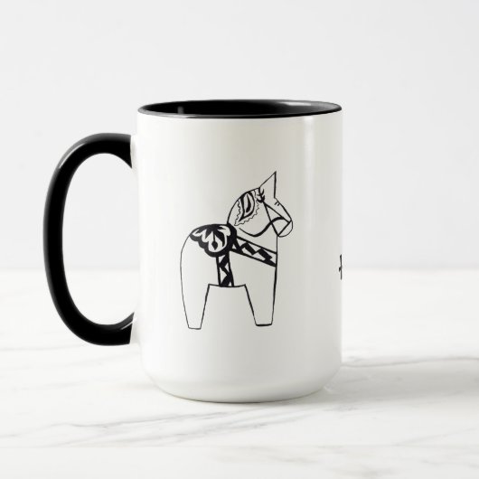 Dala Horse Mug (Gauche)