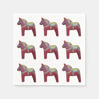 Dala Horse Paper Napkins Servetten