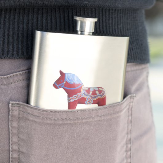 Dala Horse plus grande fiole (En situation)