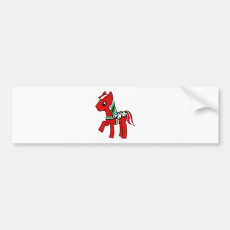 Dala Horse Pony Bumpersticker