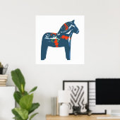 Dala Horse Poster (Thuiskantoor)