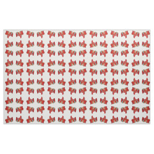 Dala Horse Quilting Fabric Stof