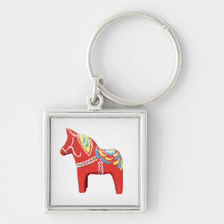 Dala Horse Sleutelhanger
