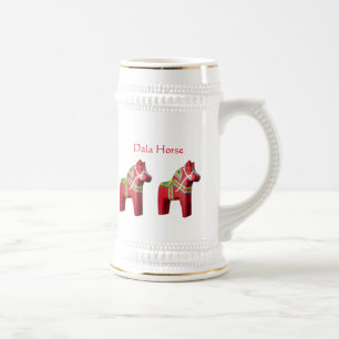 Dala Horse Stein Bierpul