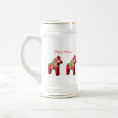 Dala Horse Stein Bierpul (Links)