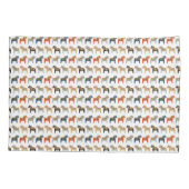 Dala Horse Swedish Folk Art Pattern Kussensloop (Achterkant)
