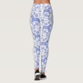 Dala Horse Swedish Indigo and White Pattern Leggings (Achterkant)