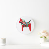 Dala Horse Wall klok (Huis)
