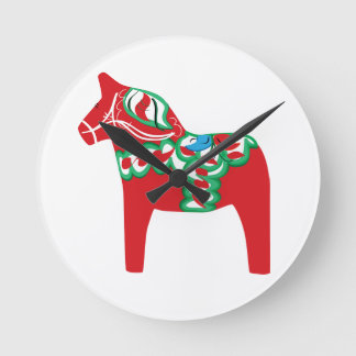 Dala Horse Wall klok