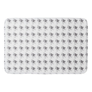 Dala Horses Bathroom Bathmat Badmat