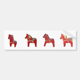 Dala Horses Bumpersticker