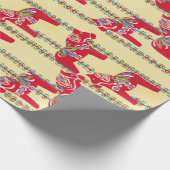 Dala Horses Cadeaupapier (Hoek)