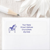 Dala Horses Etiket (Insitu)